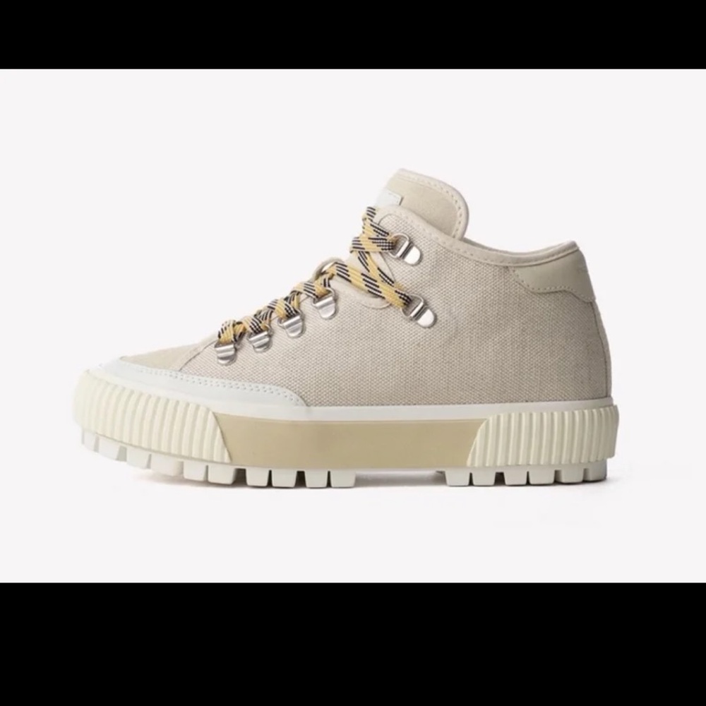 ★ Rag & Bone ★ RB Army Hiker Low, Ecru ★ sneaker hiking canvas suede platform